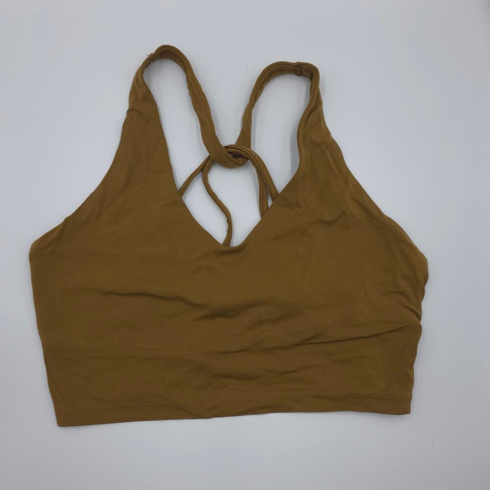 Aerie Real Me Real Charge Bralette in Olive Size L